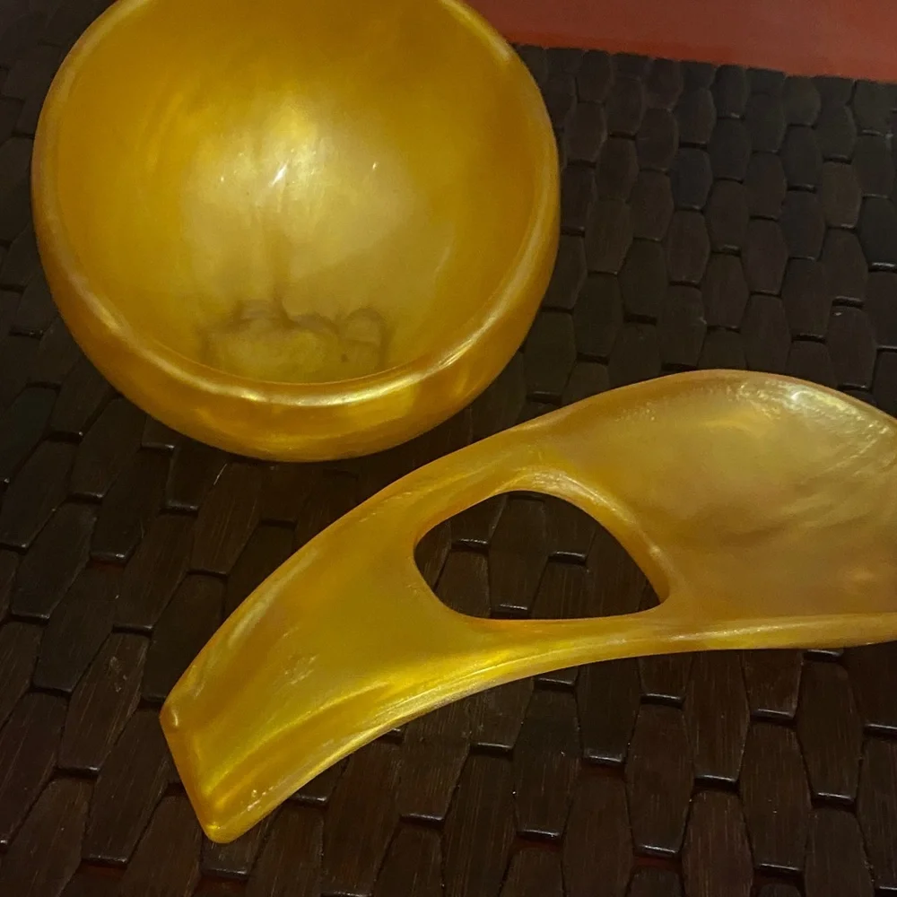 Kenny Mack Designs Resin scoop bowl & spoon rest